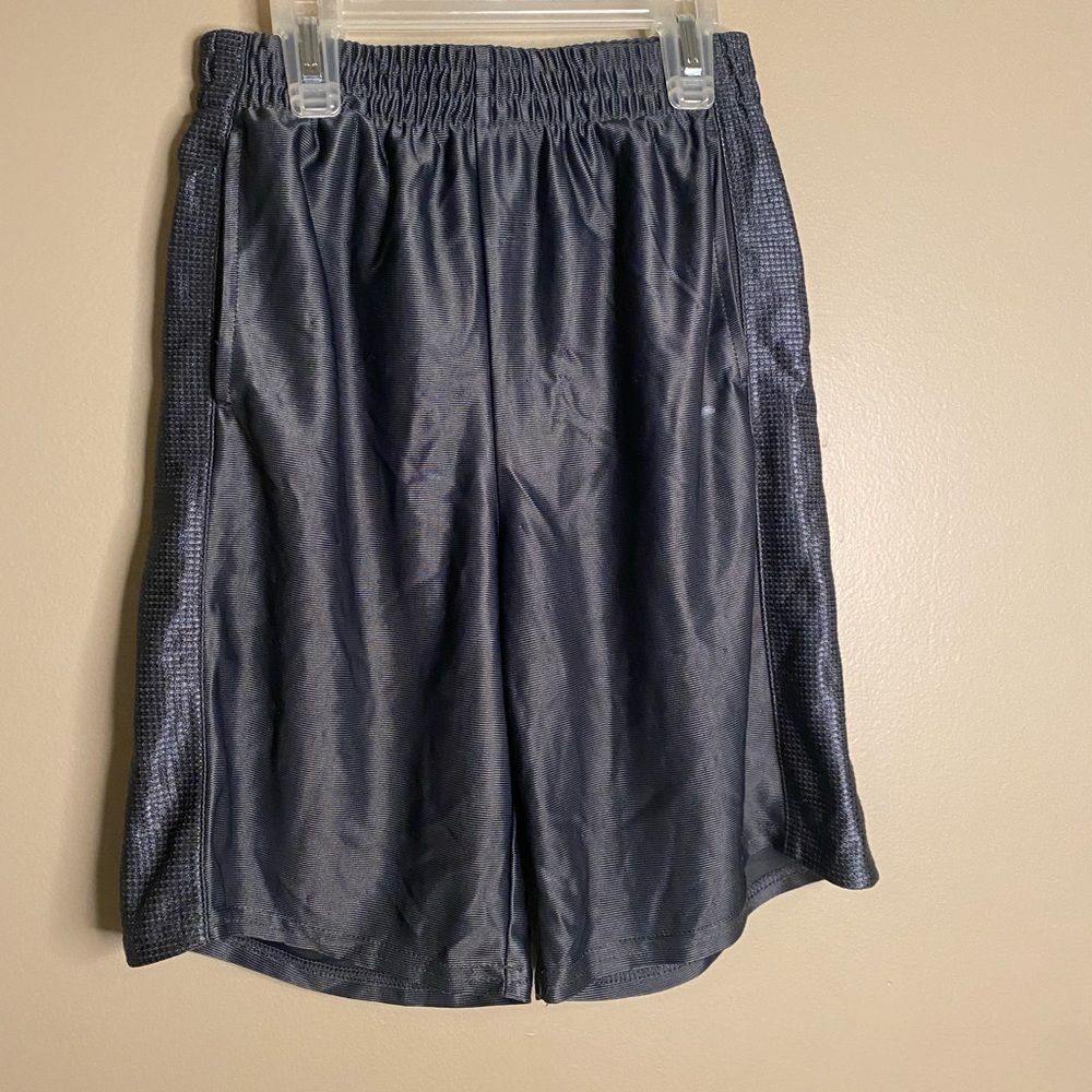 gray athletic boy shorts